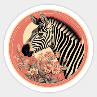 Tango Zebra Bloom Sticker